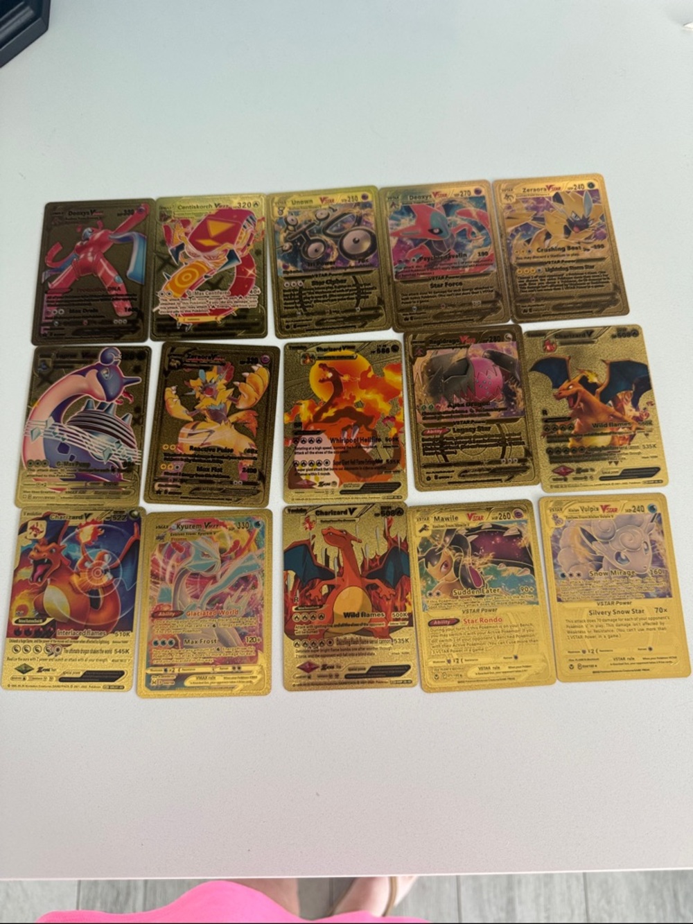 Vmax and v star pikeman cards